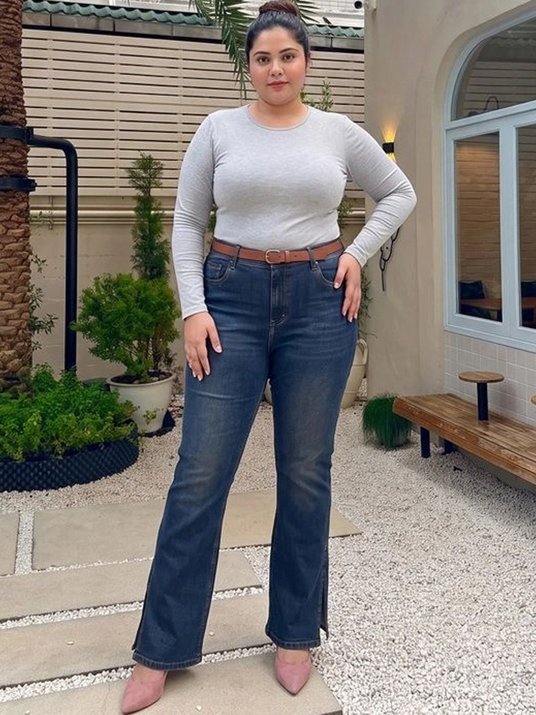 Turning Blue Women Bootcut High-Rise Jeans