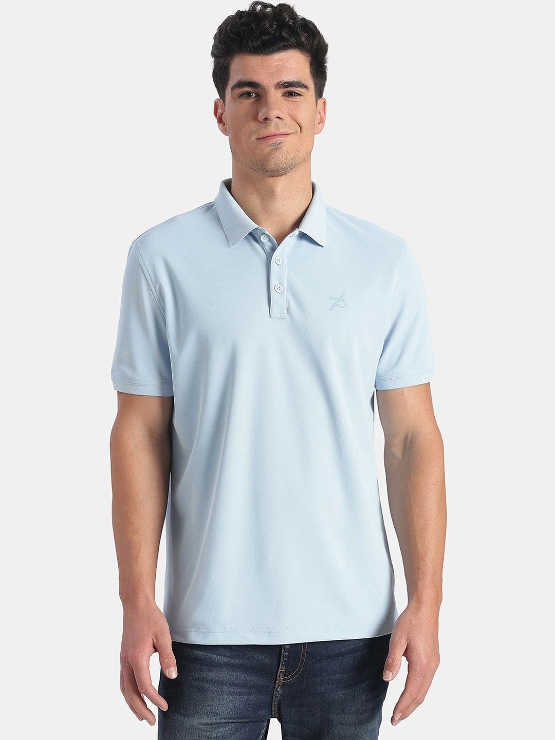 Jockey Microfiber Fabric Solid Half Sleeve Polo T-Shirt with StayDry & StayFresh Technology -AM38