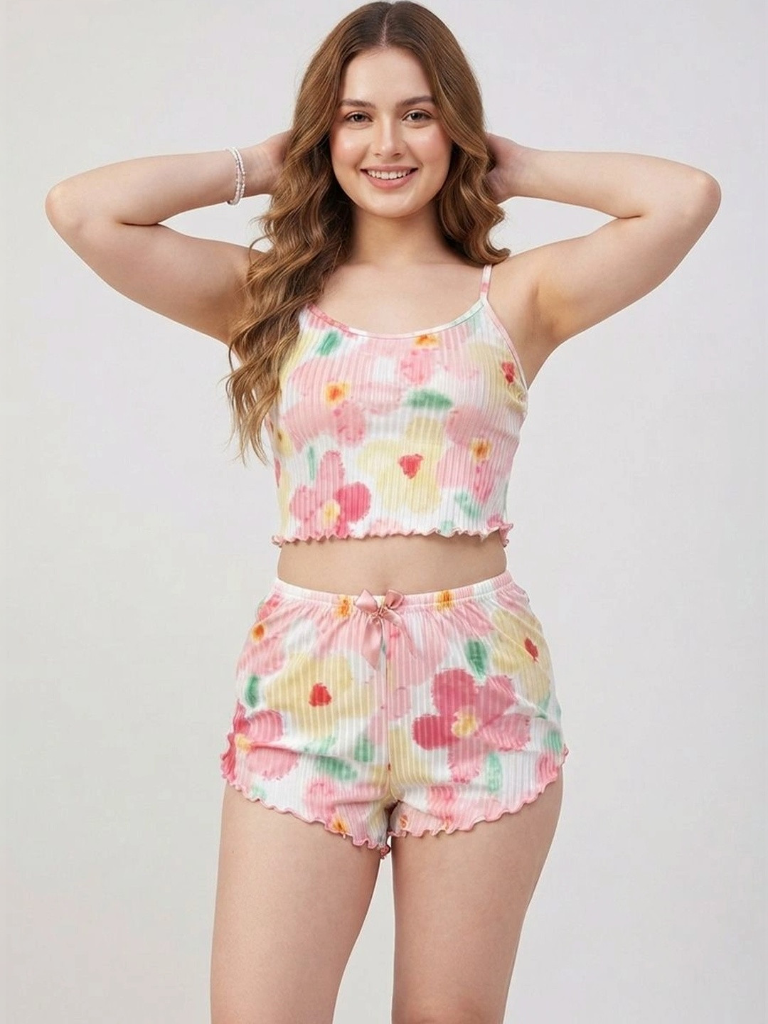 Nicsy Women Printed Night suit