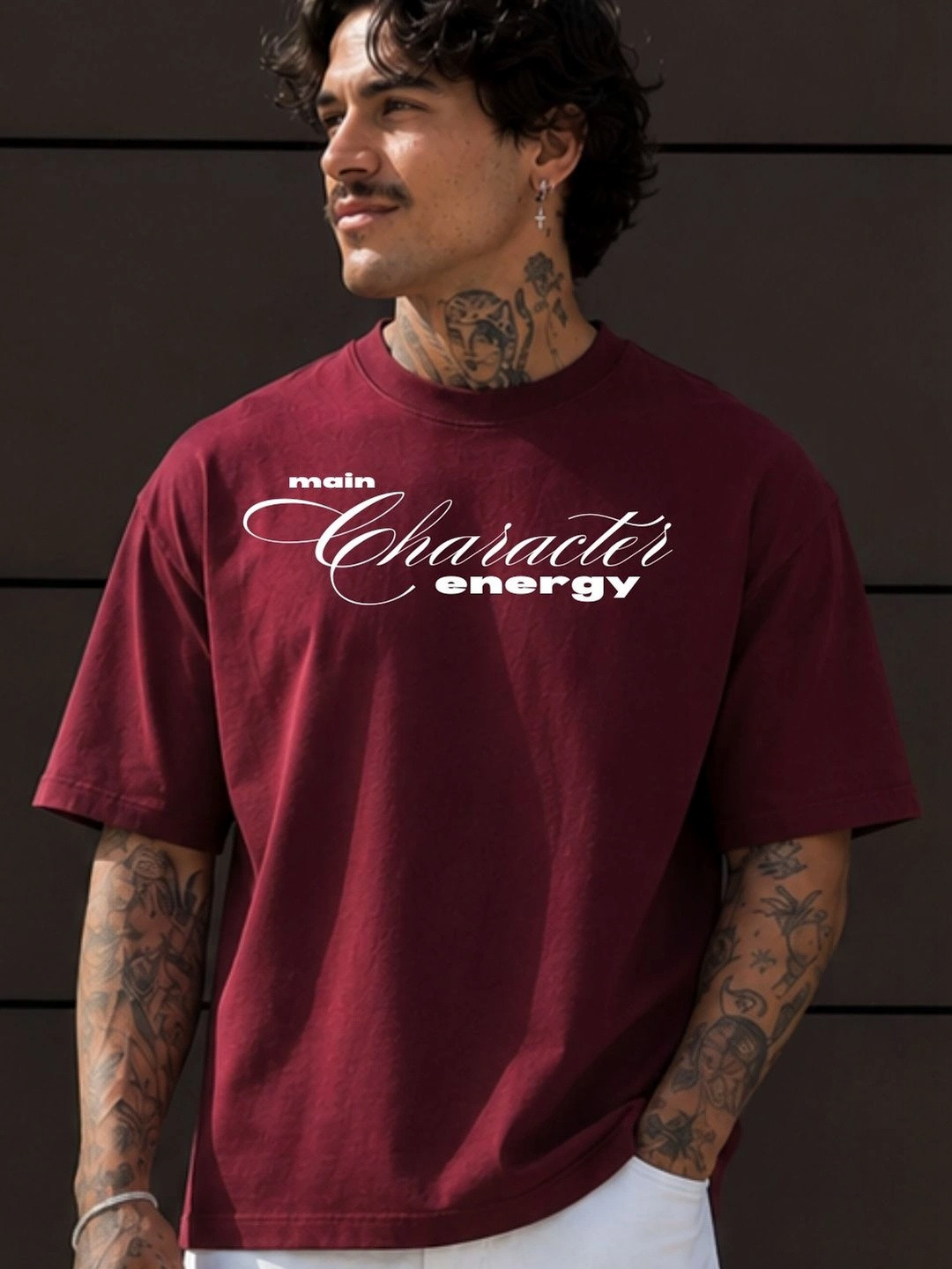 THE NOX Men Typography Printed Bio Finish T-shirt - Image 1