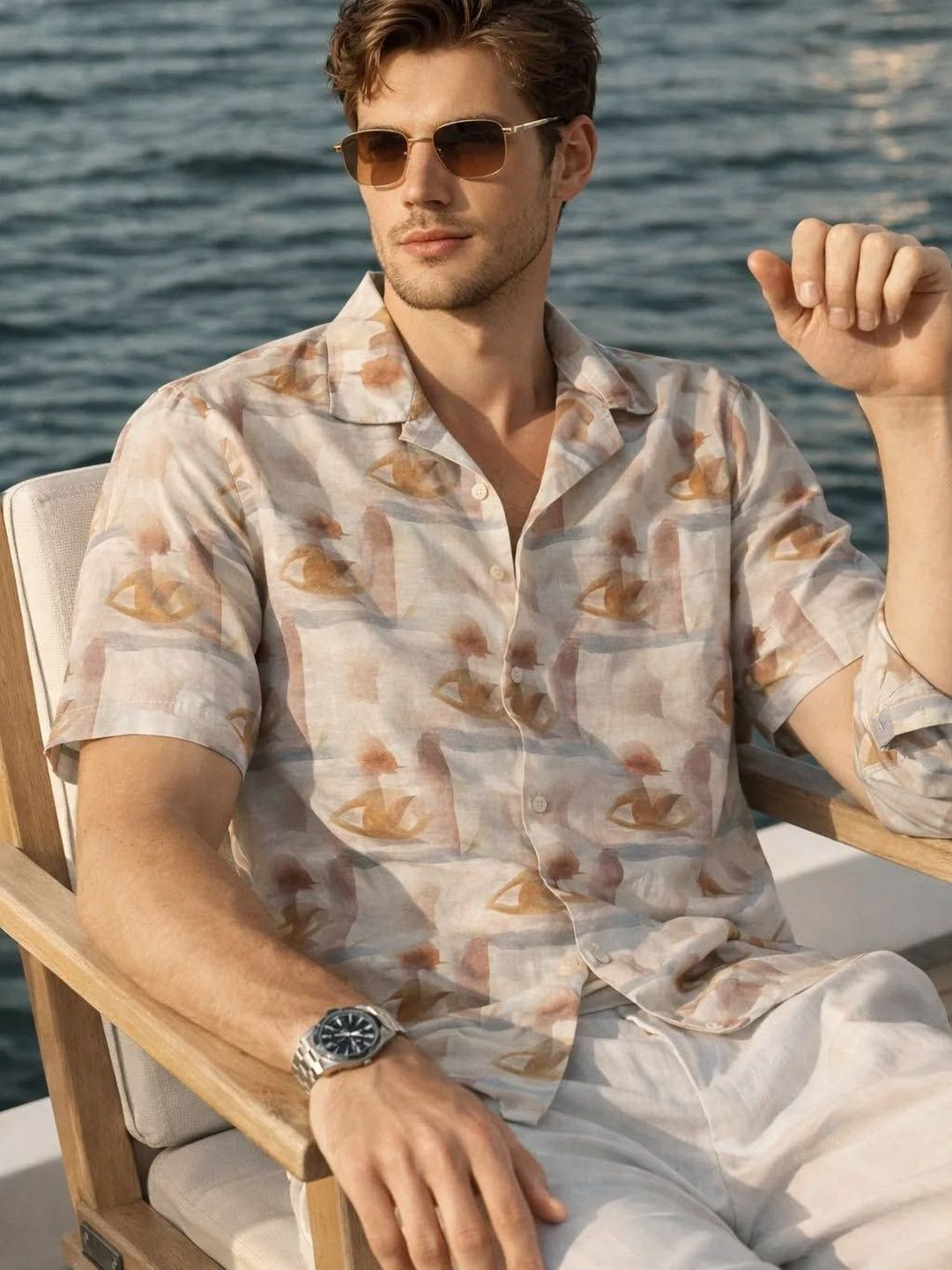 XKIND Men Standard Printed Casual Shirt