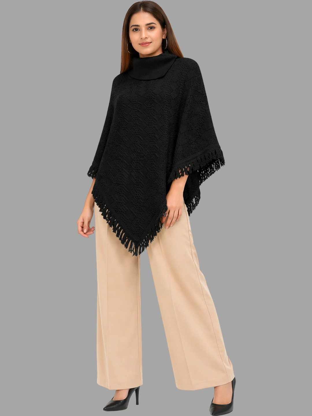 HAUTEMODA Women Tasselled Shrug