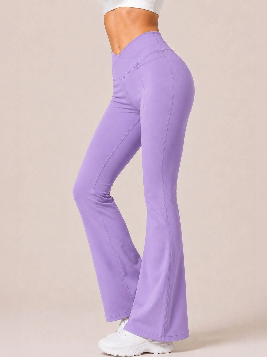 TEEFLIPS Women High-Rise Flared Tights