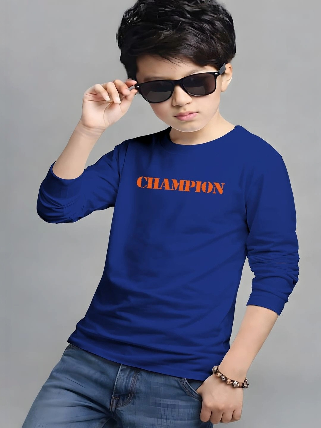 Triptee Boys Donald Duck Printed Round Neck Long Sleeves T-shirt
