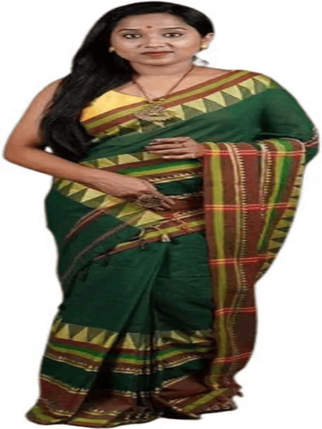 Zayraa Pure Cotton Khadi Saree