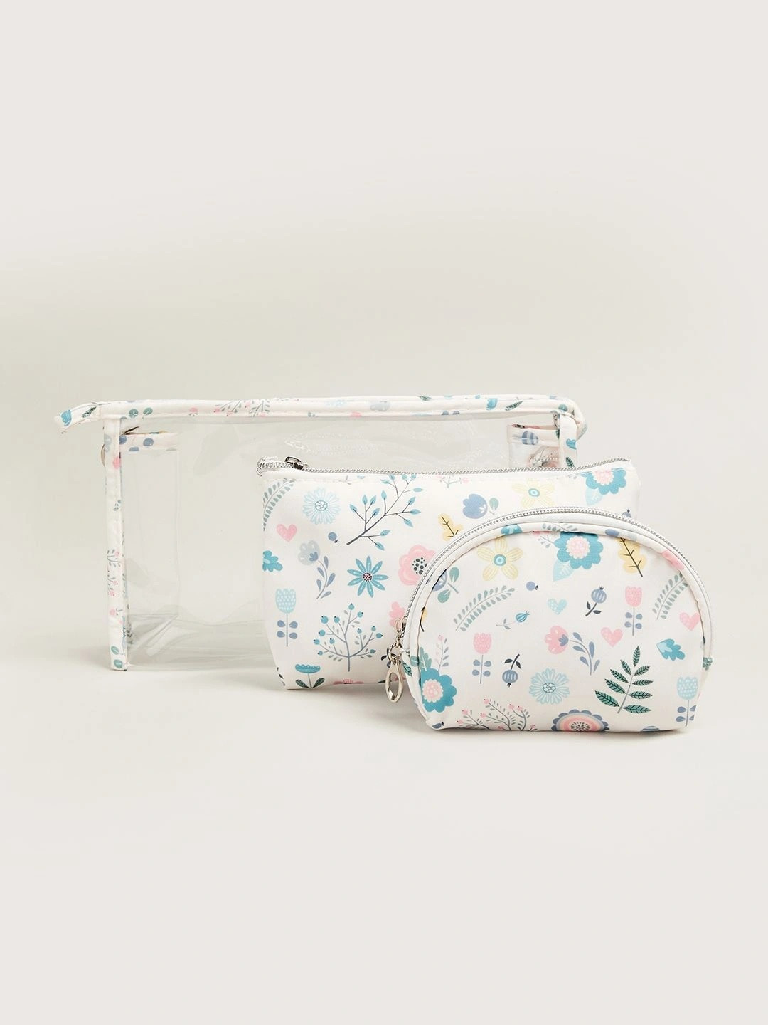 max Set of 3 Other Prints Compact Pouch Travel Accessory