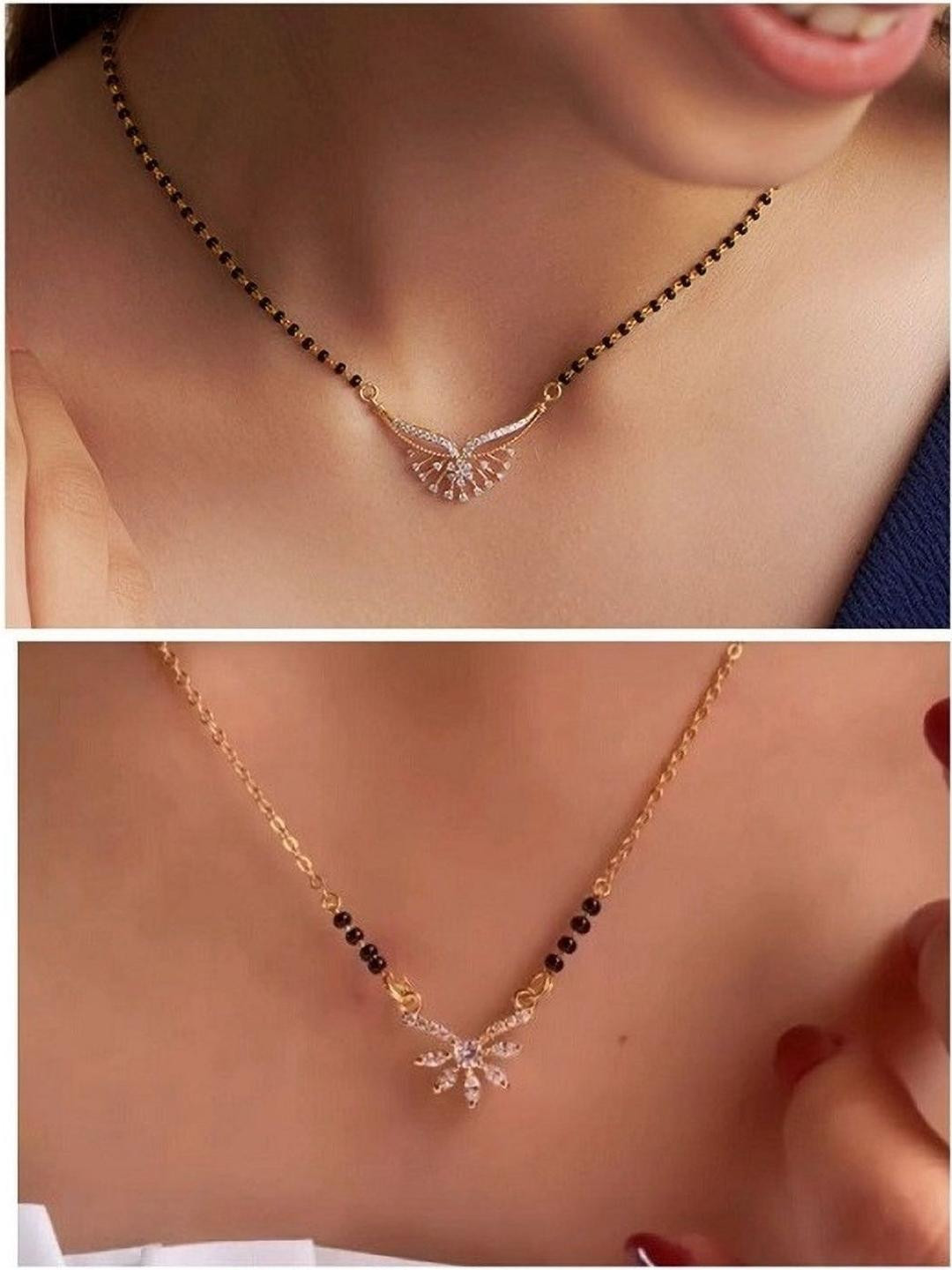 Anouk Gold-Plated Brass Mangalsutra