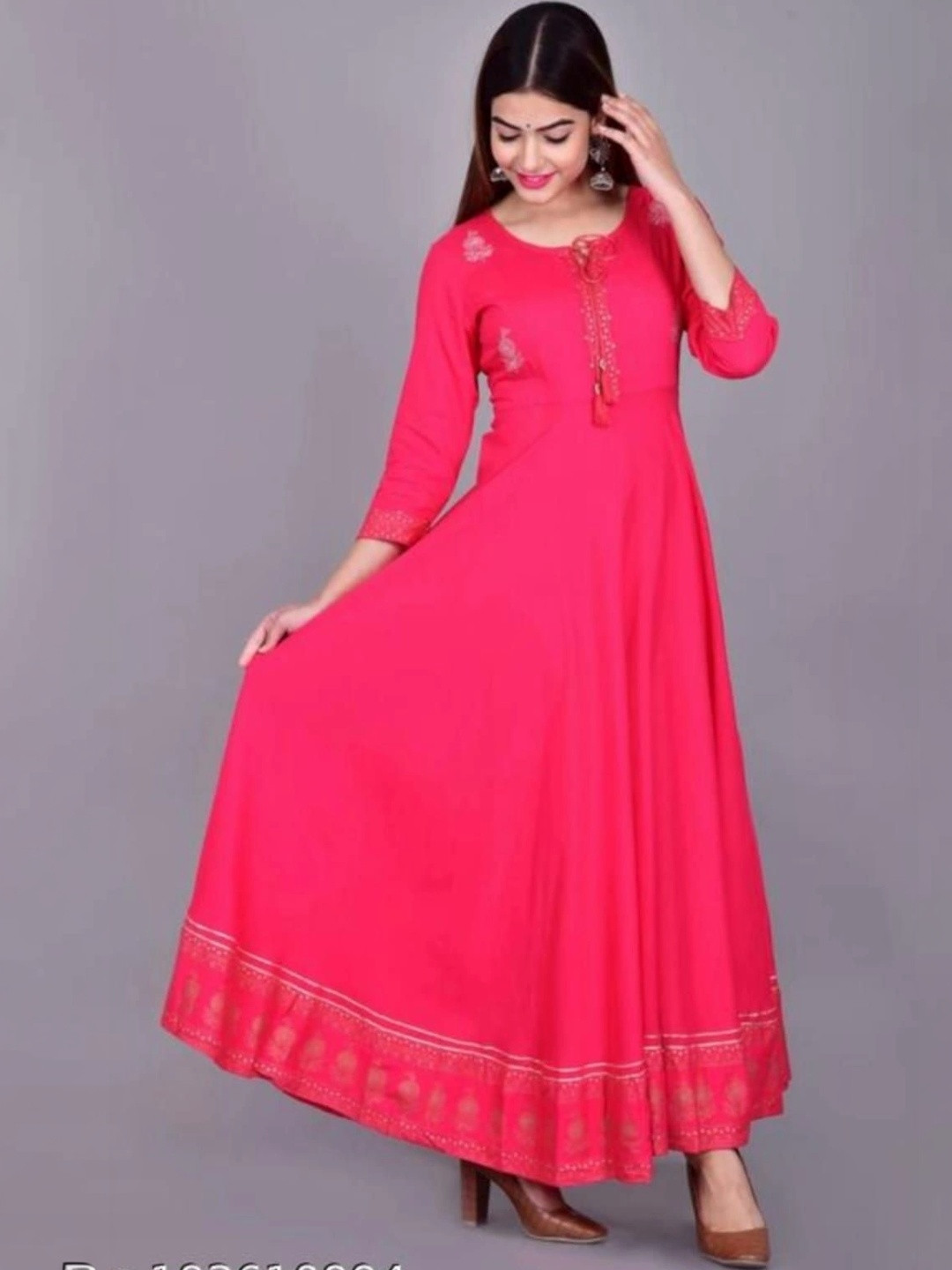 shivay Ethnic Motifs Printed Anarkali Kurti