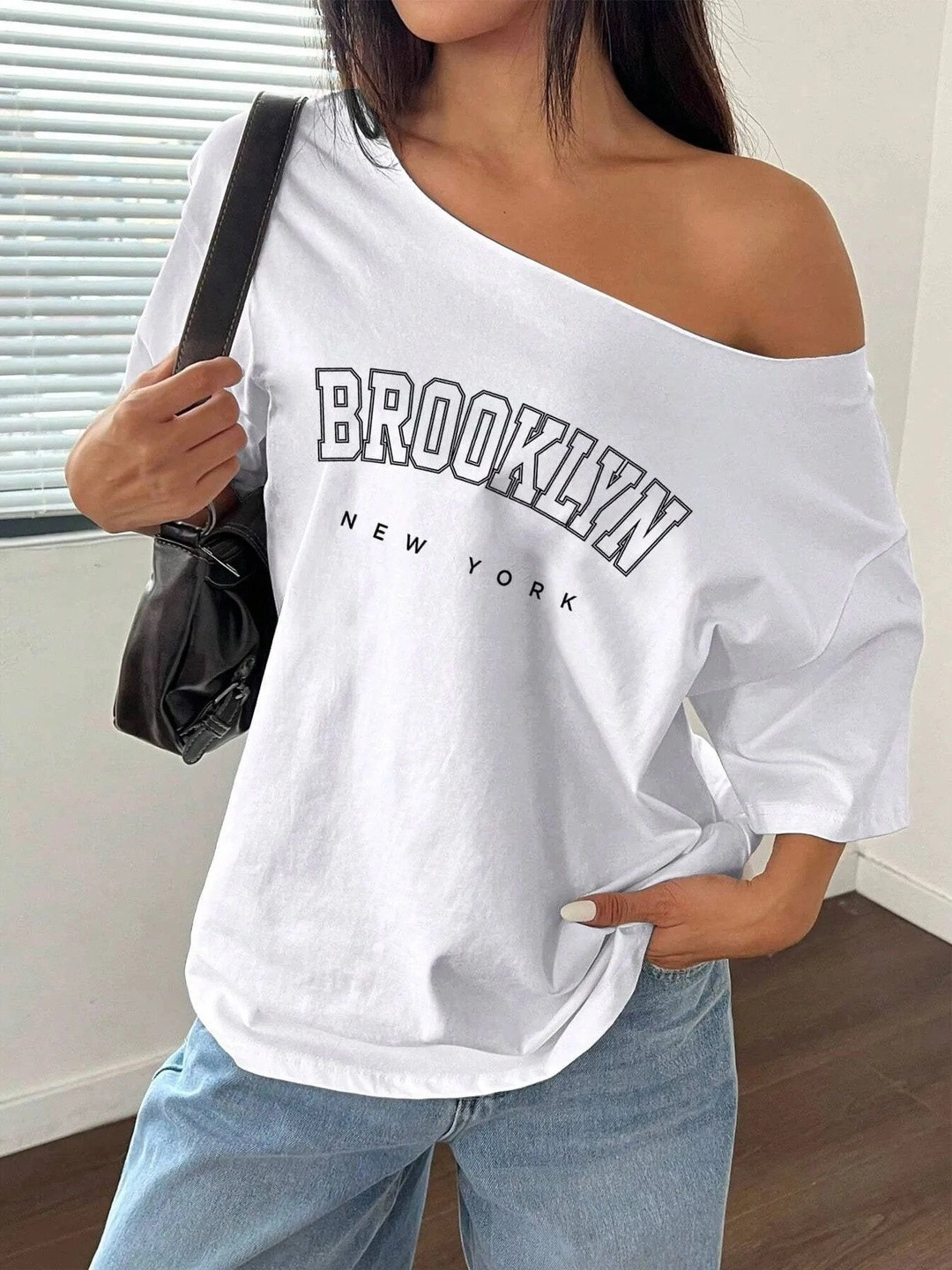 Calm Down Women Typography Printed T-shirt