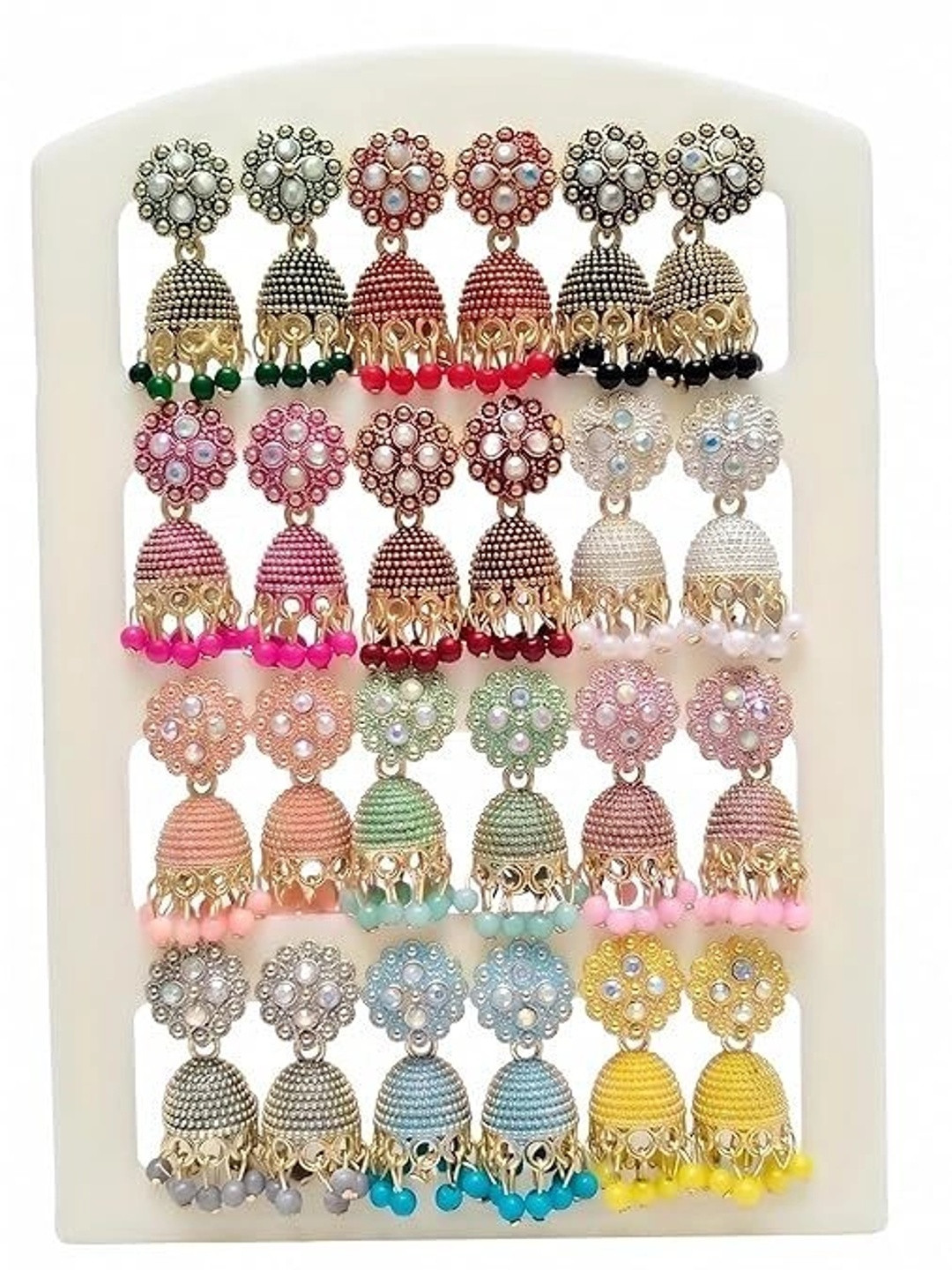 MAYTAG Circular Jhumkas Earrings