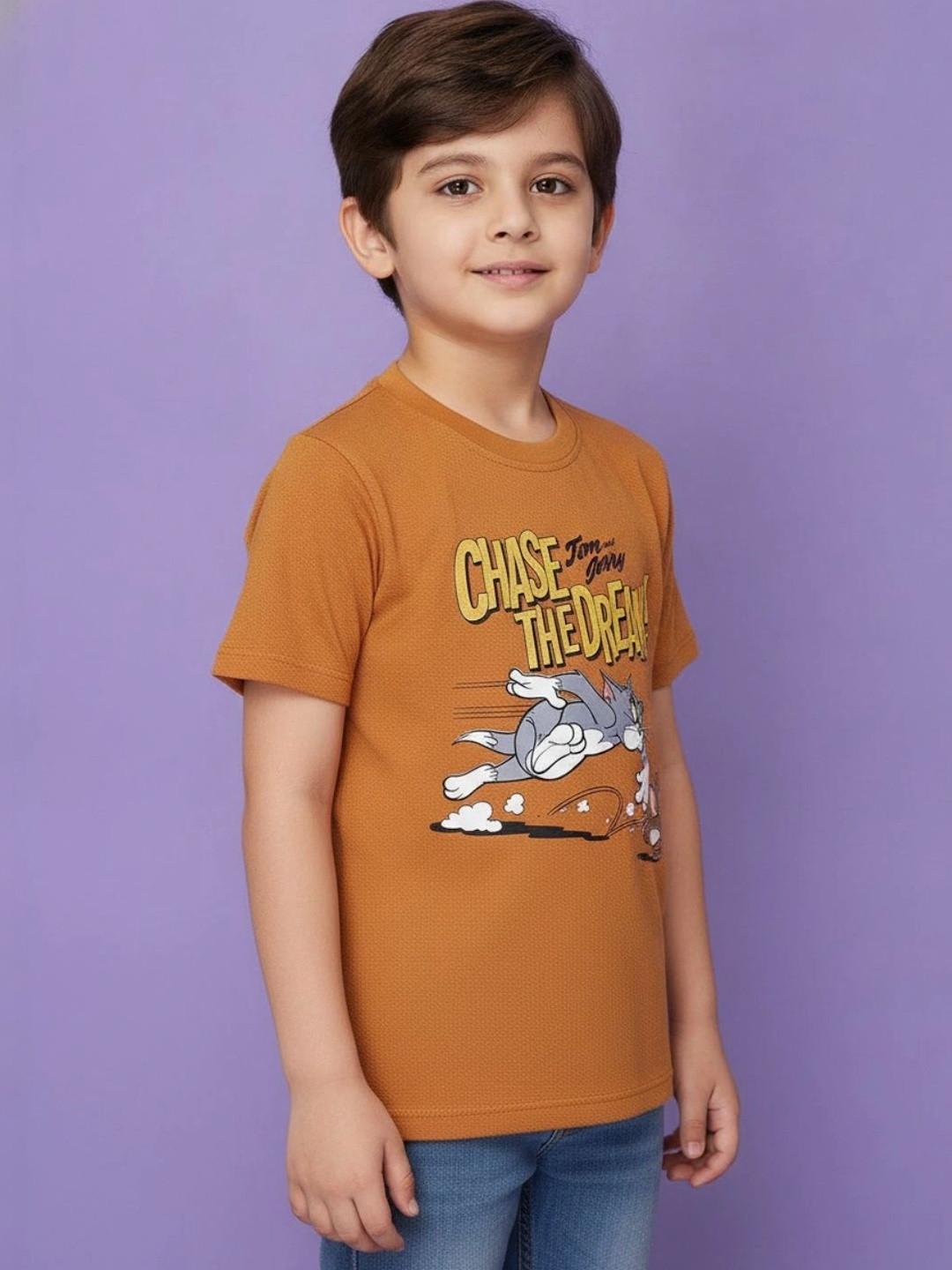 V-Mart Boys Printed T-shirt