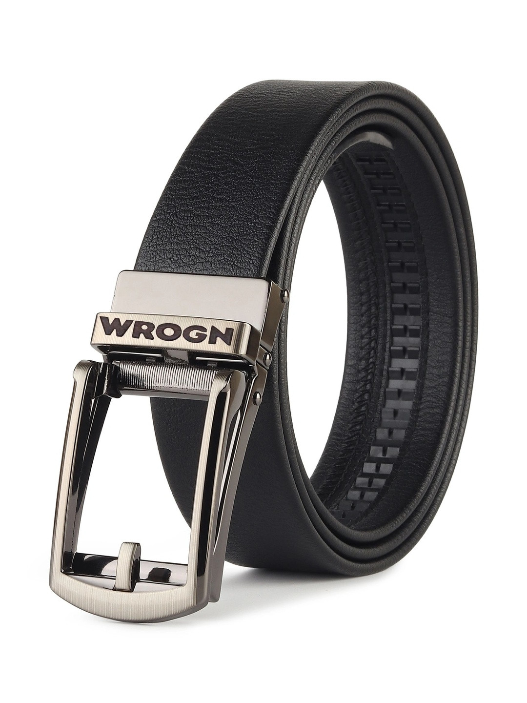 WROGN Men Textured Leather Formal Belt