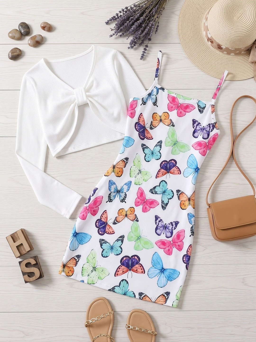 VOGAAN JUNIOR Floral Print Bodycon Dress