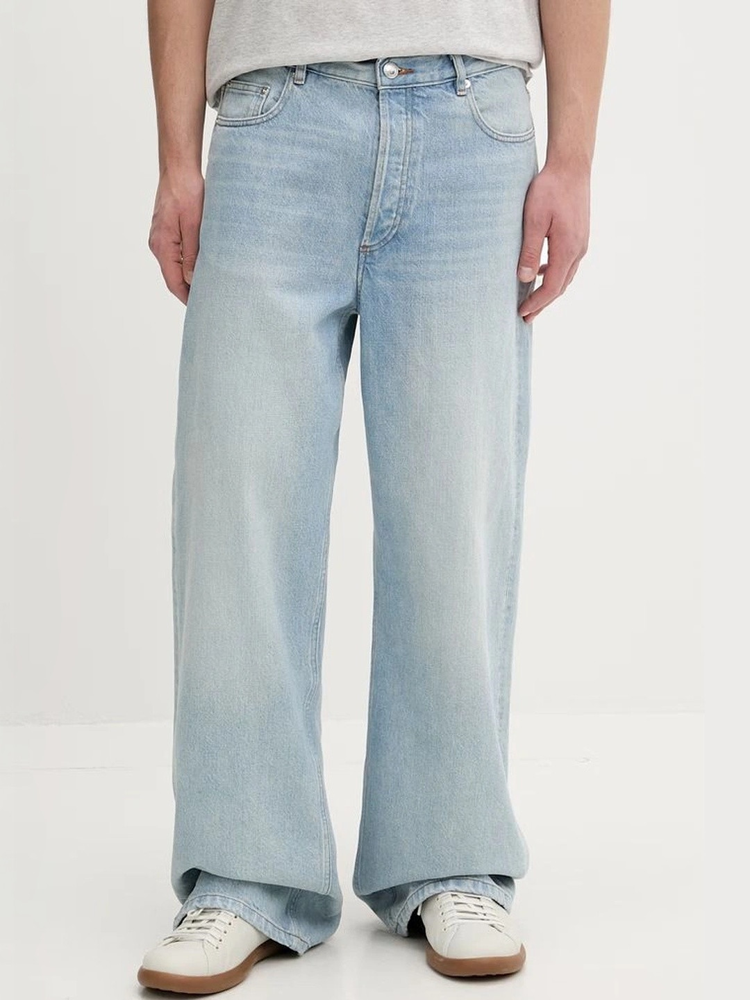 YAMEETFIT Men Jean Straight Fit Mid-Rise Jeans