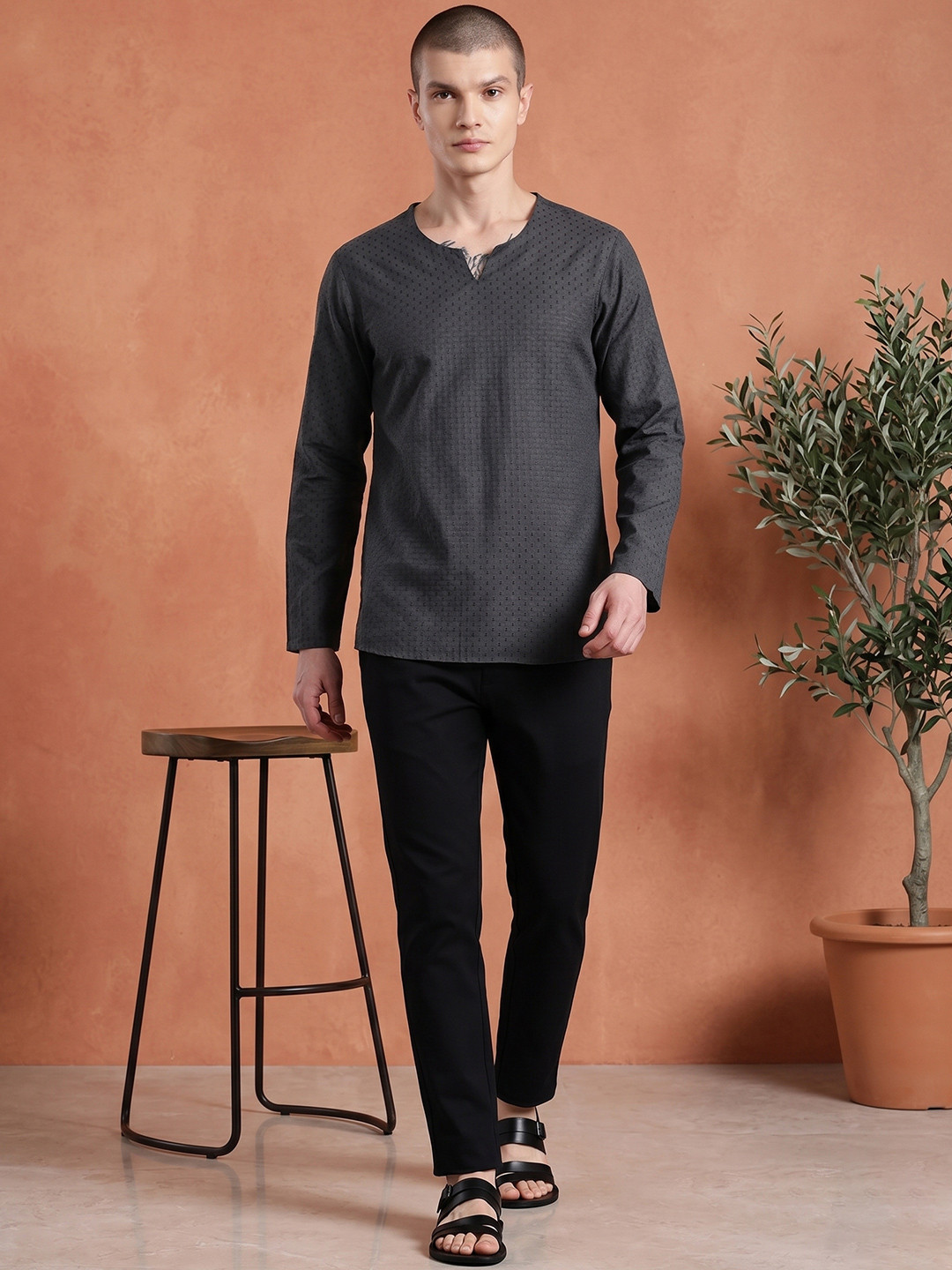 Anouk Woven Design Kurta