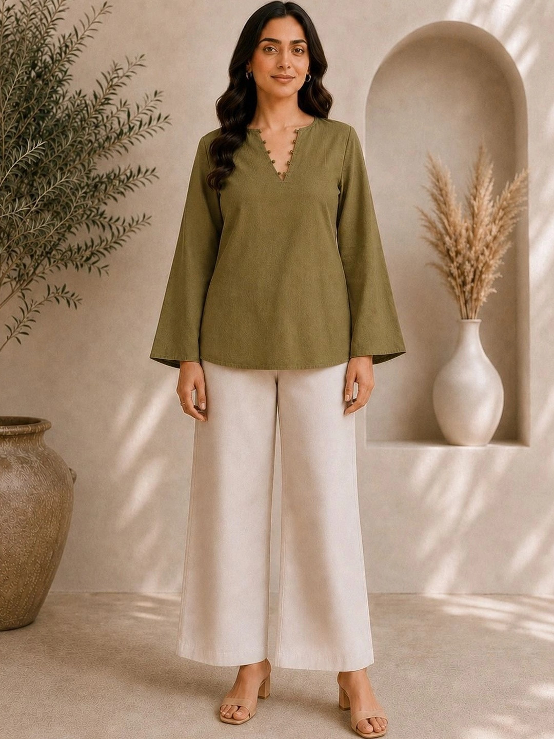 AAYUFAB Women Kurta