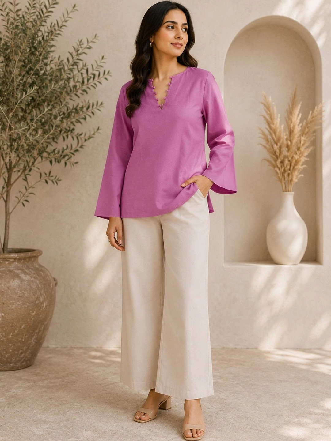 AAYUFAB Women Kurta