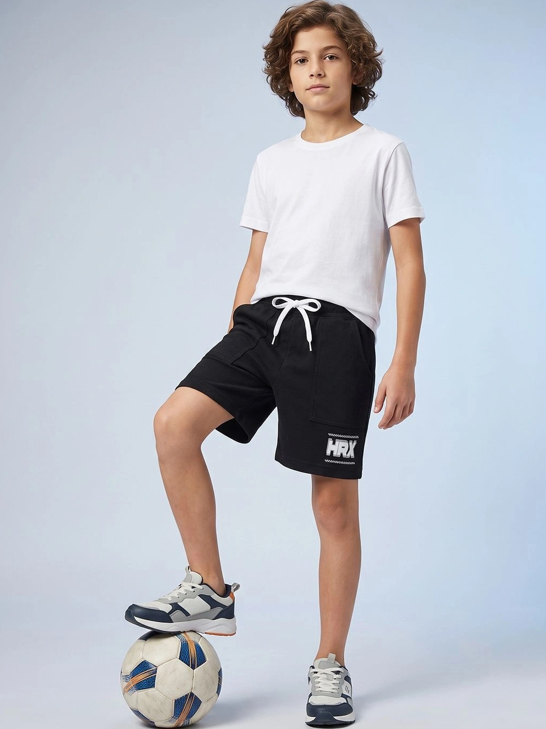 HRX by Hrithik Roshan Boys Typography Shorts