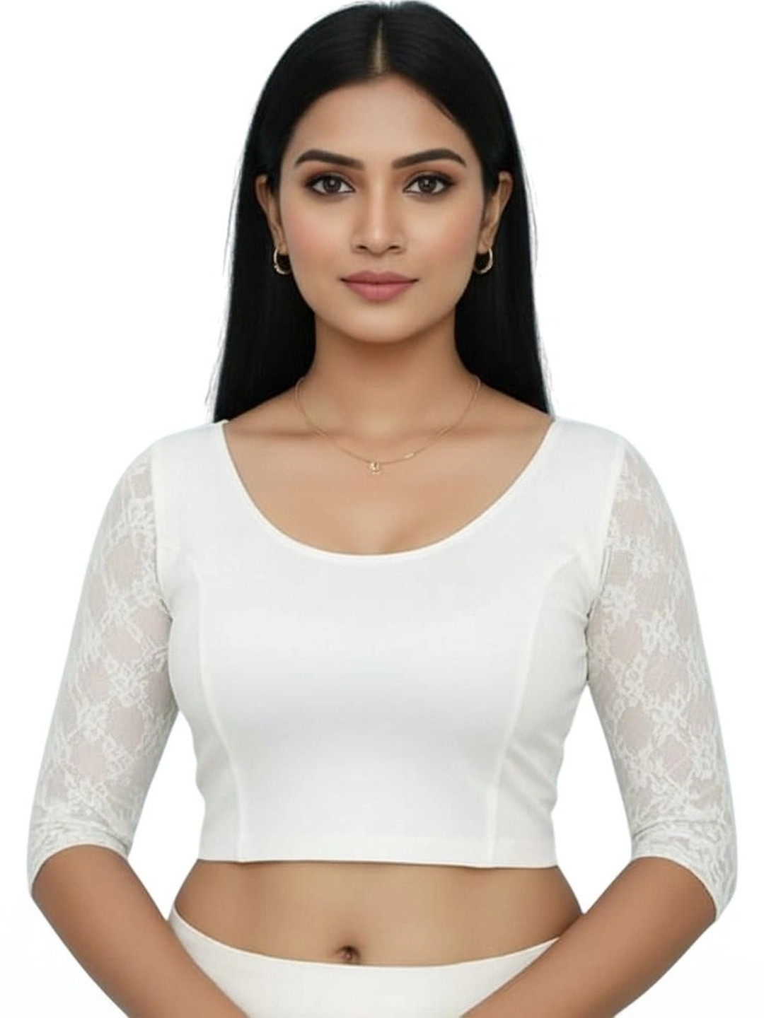 TRUNESS Solid Saree Blouse