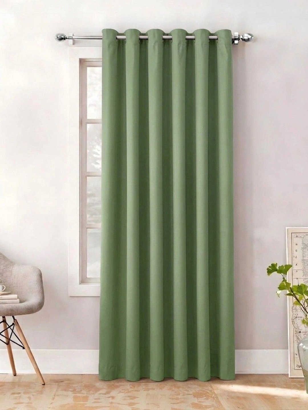 SIMPLYCURTAINS Olive Green Black Out Window Curtain