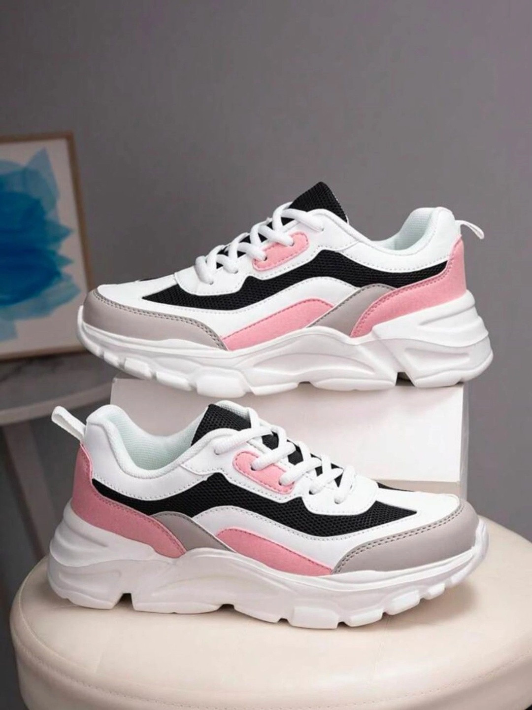 glitchez Women Colourblocked Sneakers