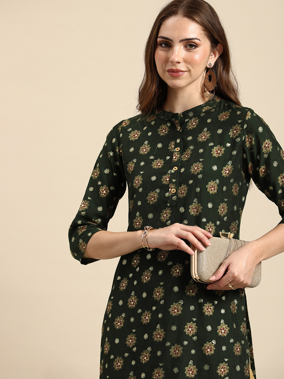 Anouk Floral Printed Kurta