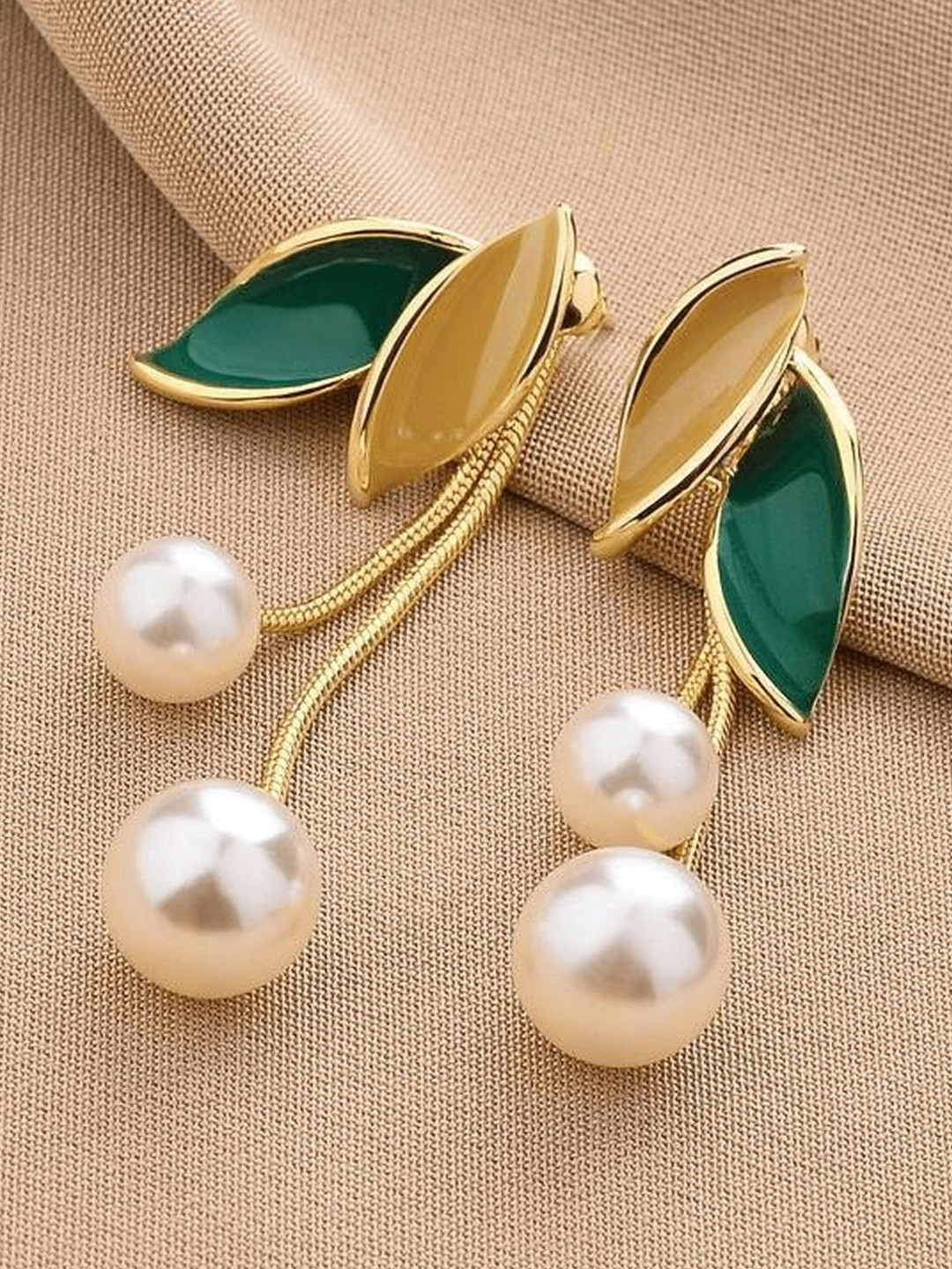 Anouk Diamond Shaped Drop Earrings