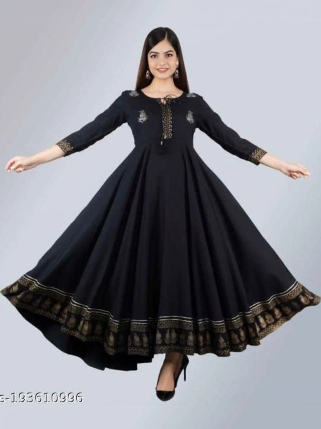 shivay Ethnic Motifs Embroidered Empire Anarkali Kurti