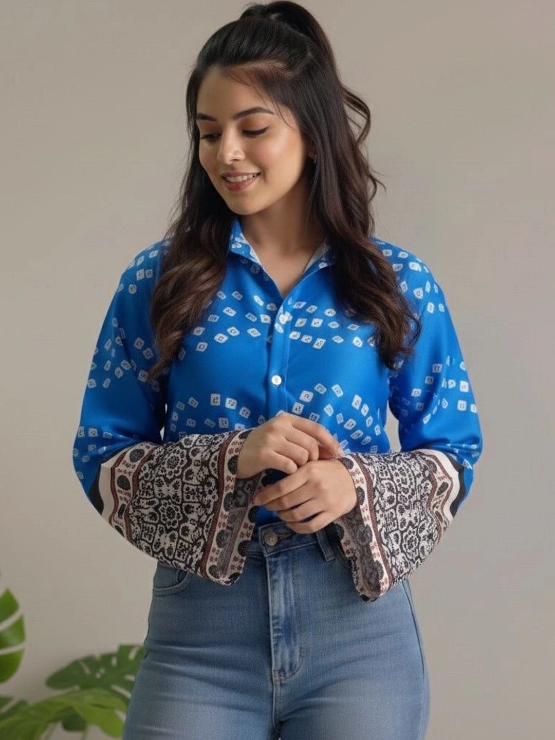 LERIYA FASHION Women Comfort Printed Casual Shirt