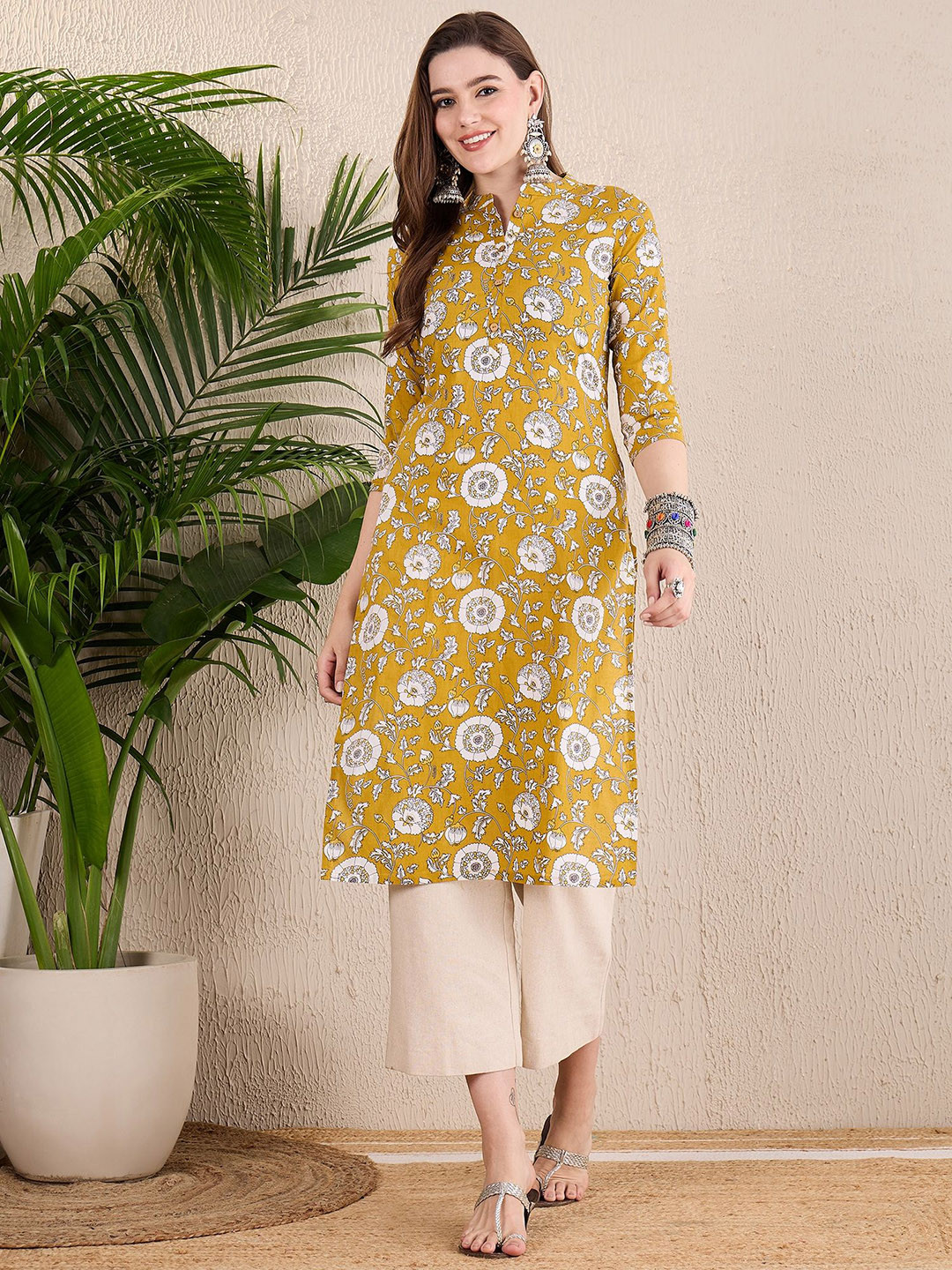 Anouk X fwd Women Floral Printed Kurta