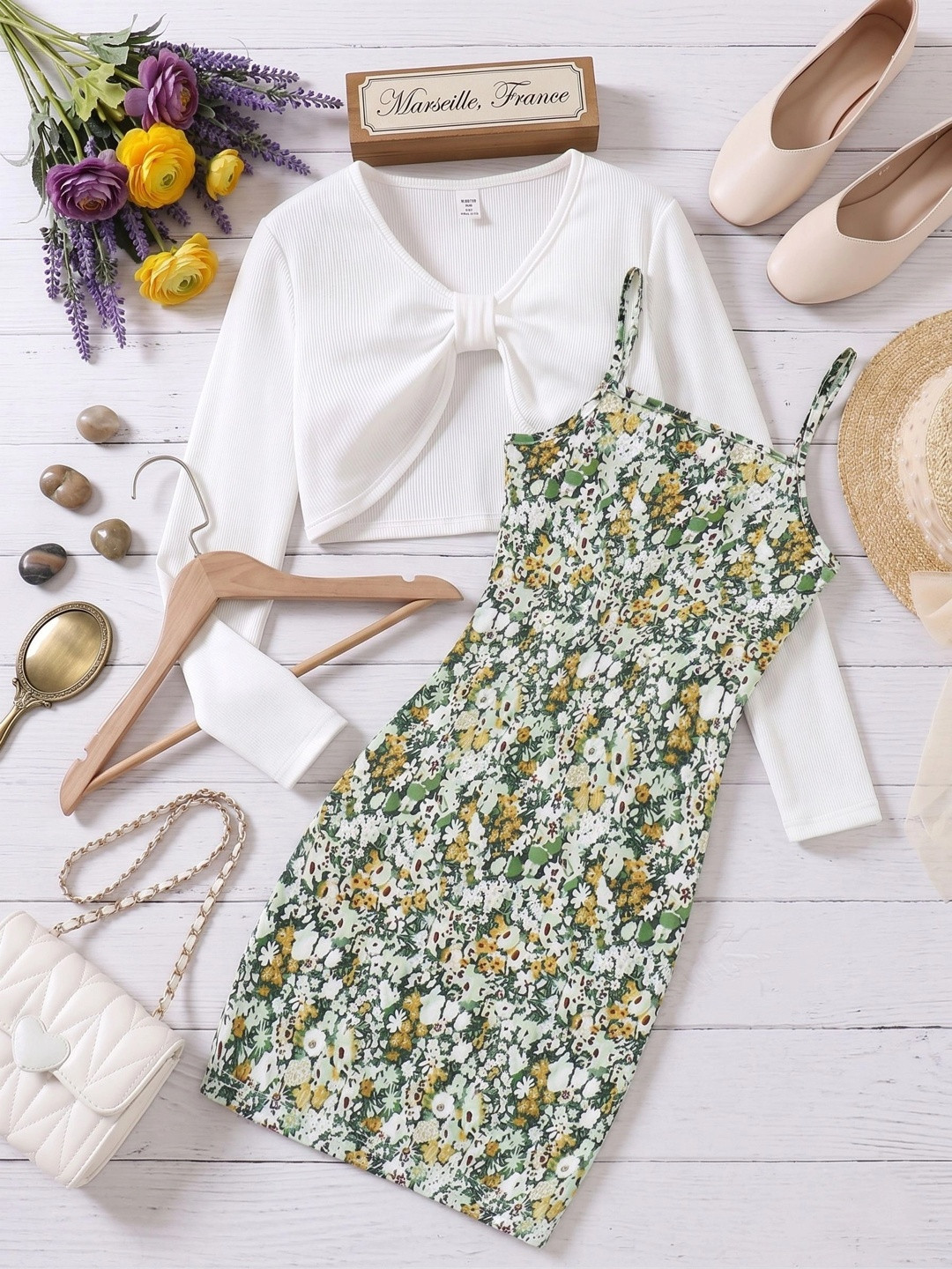 VOGAAN JUNIOR Floral Print Bodycon Dress