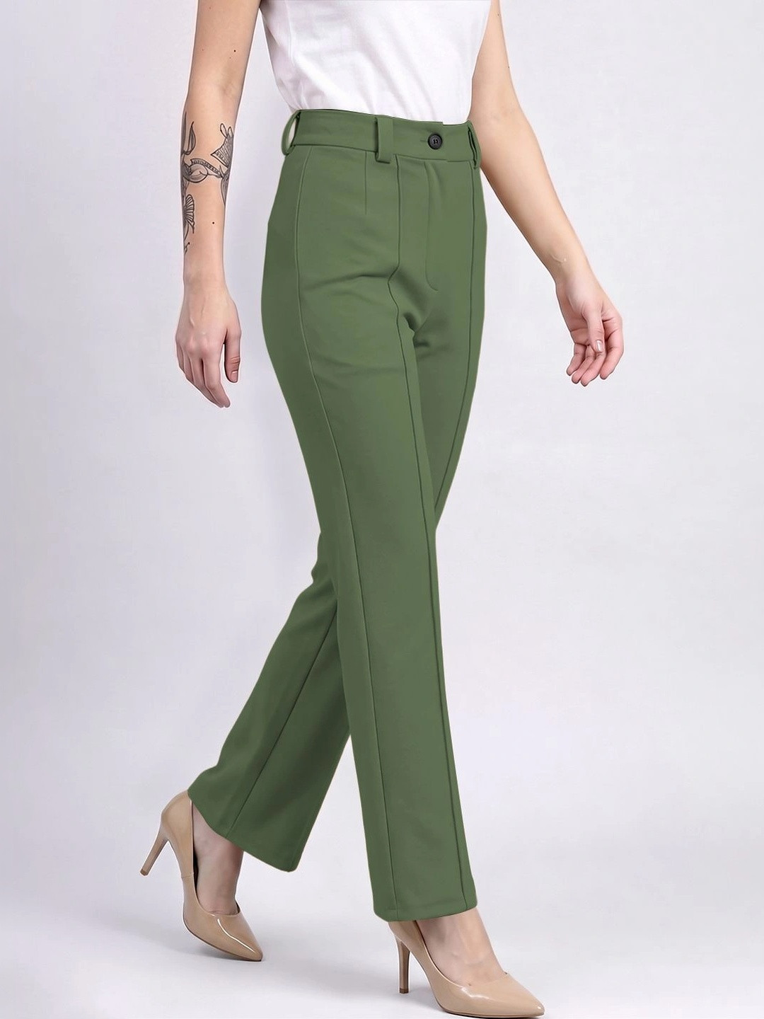 Maheshvi Women High-Rise Trousers