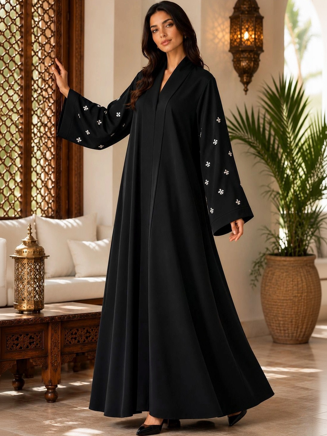 AARUH V Neck Abaya Burqas
