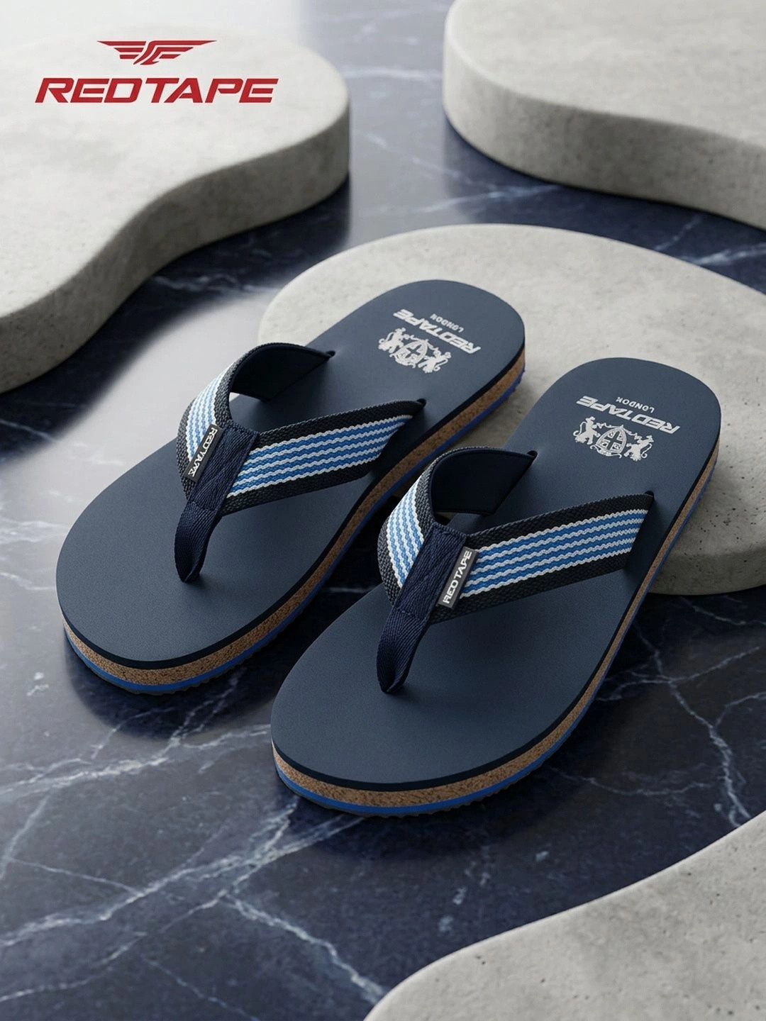 Red Tape Men Thong Flip-Flops