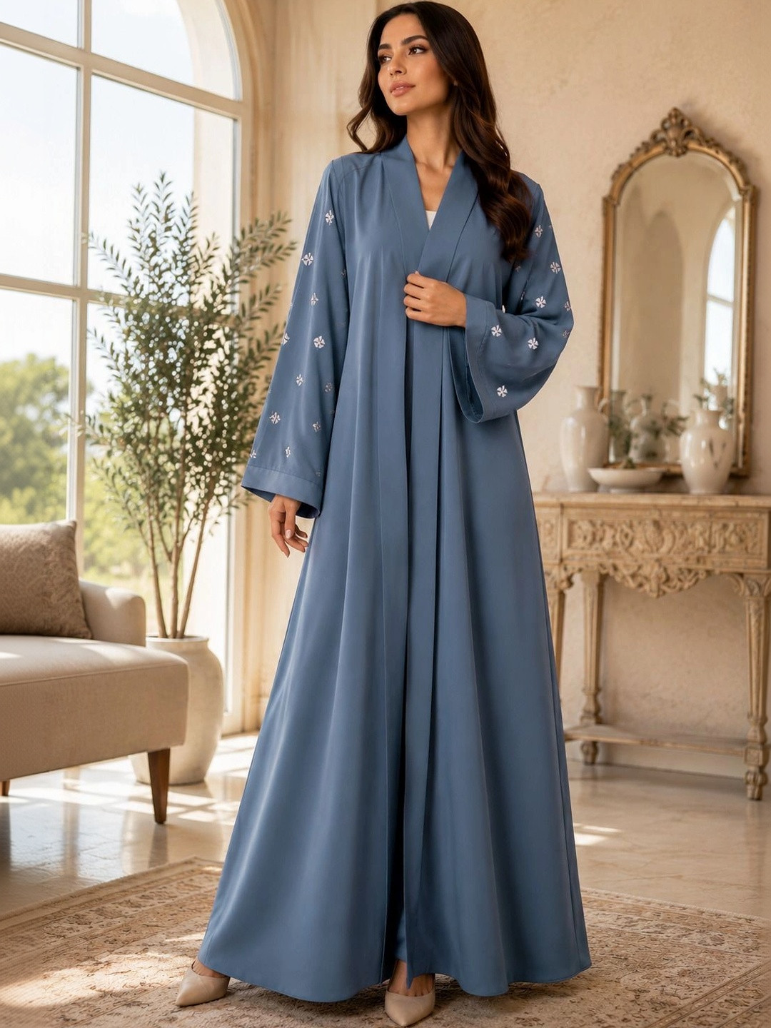 AARUH V Neck Abaya Burqas
