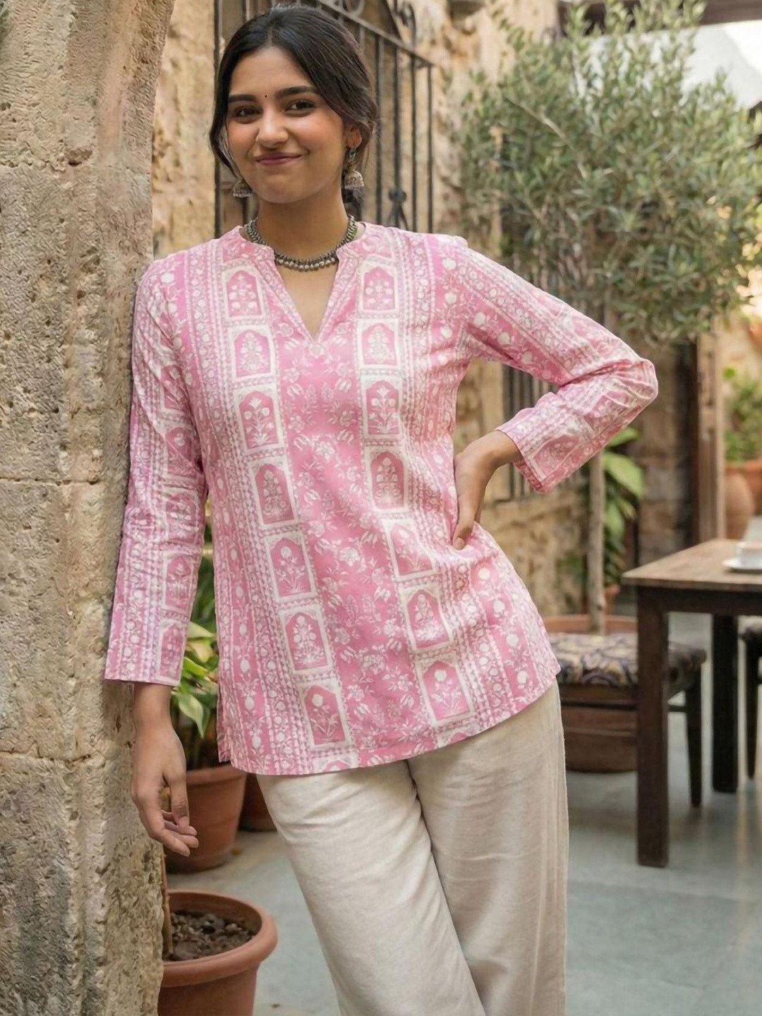 Anouk Mirage Floral Printed Kurti