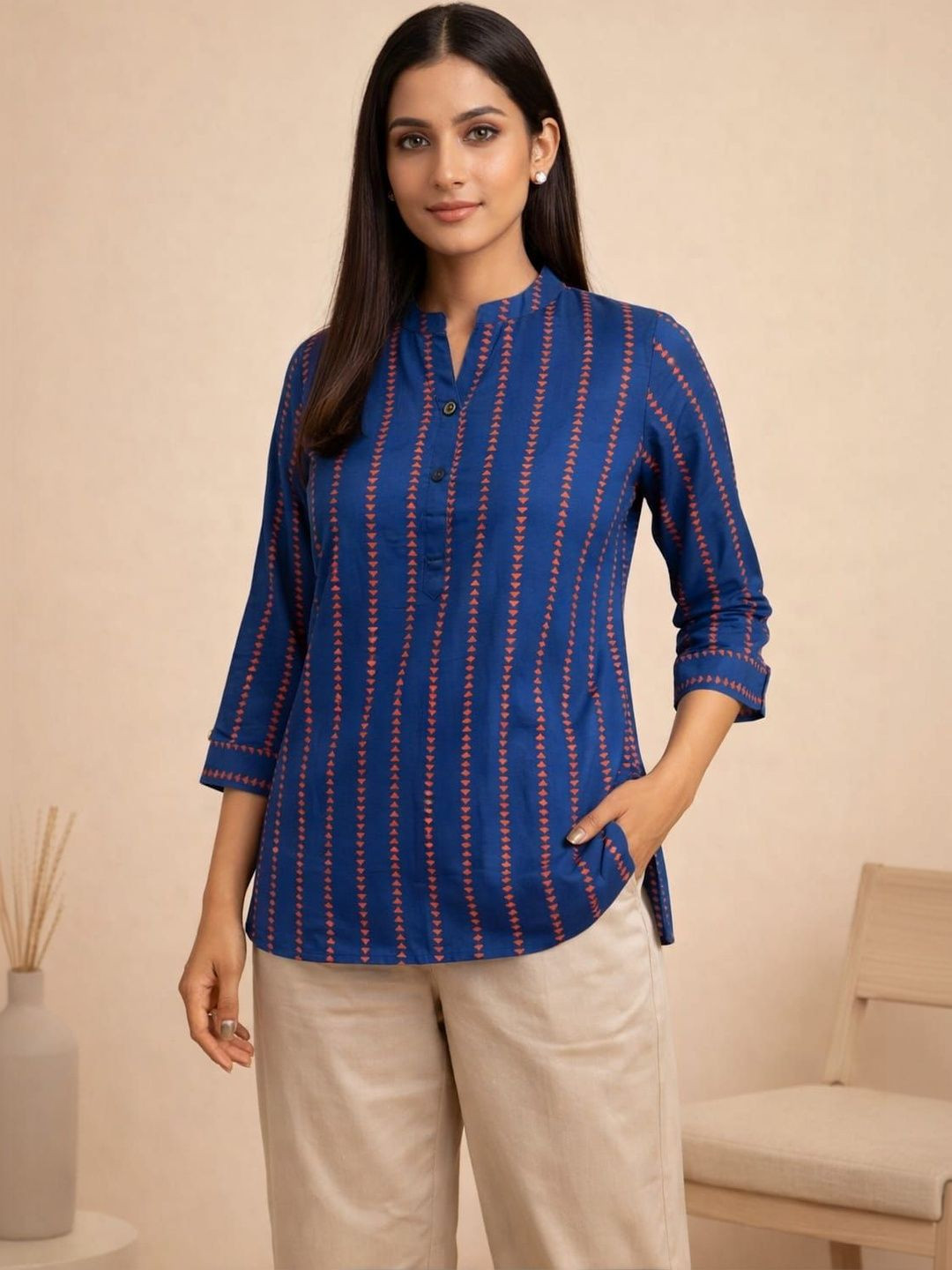 Anouk Printed Pure Cotton Kurti