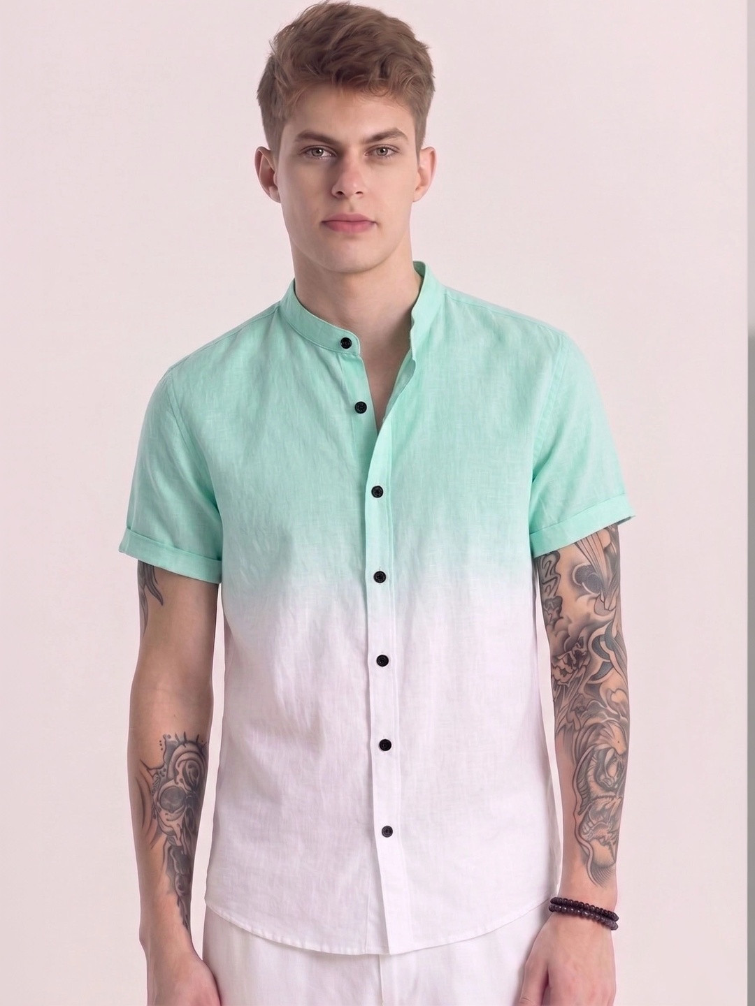 SZN Men Classic Ombre Casual Shirt