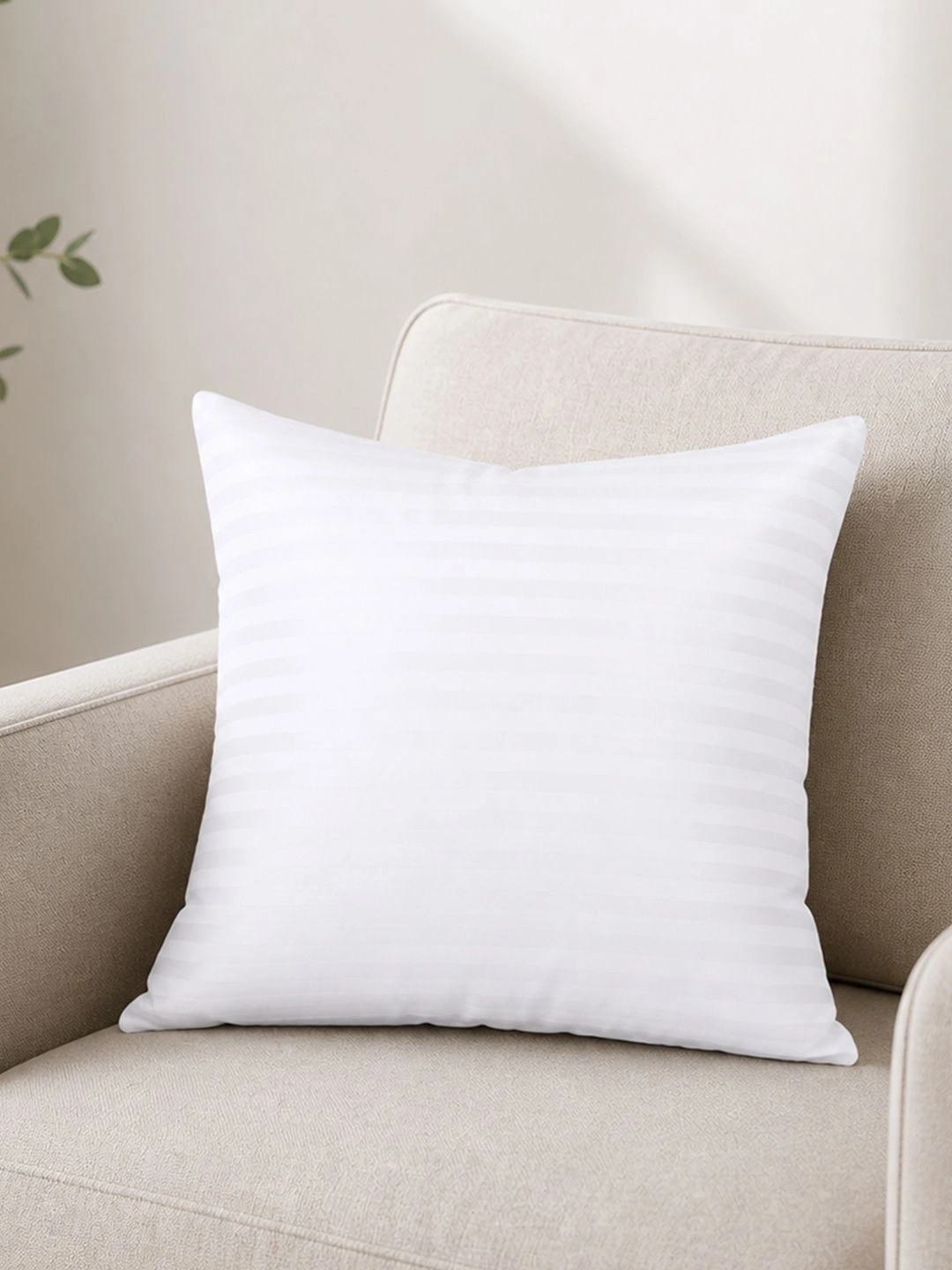 Clasiko White Striped Cushion Inserts