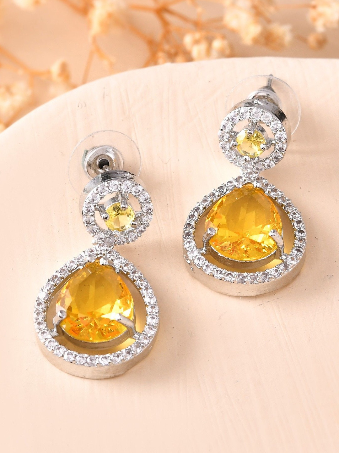 Anouk Teardrop Shaped Drop Earrings