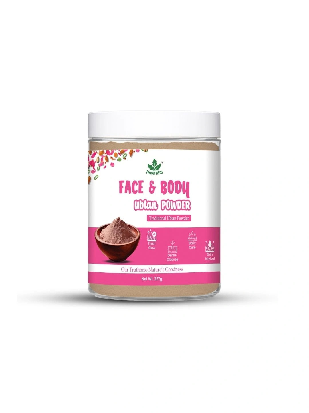 Havintha Face & Body Wash Powder - 227 g