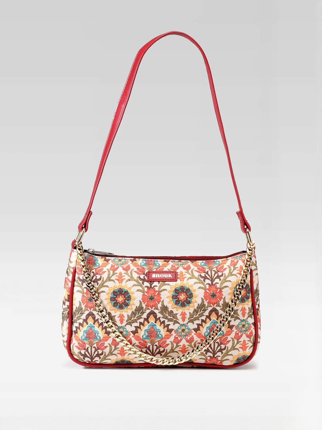 Anouk Floral Printed Structured Sling Bag
