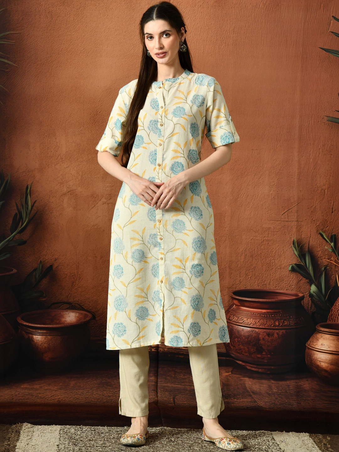 Anouk Women Floral Printed Kurta