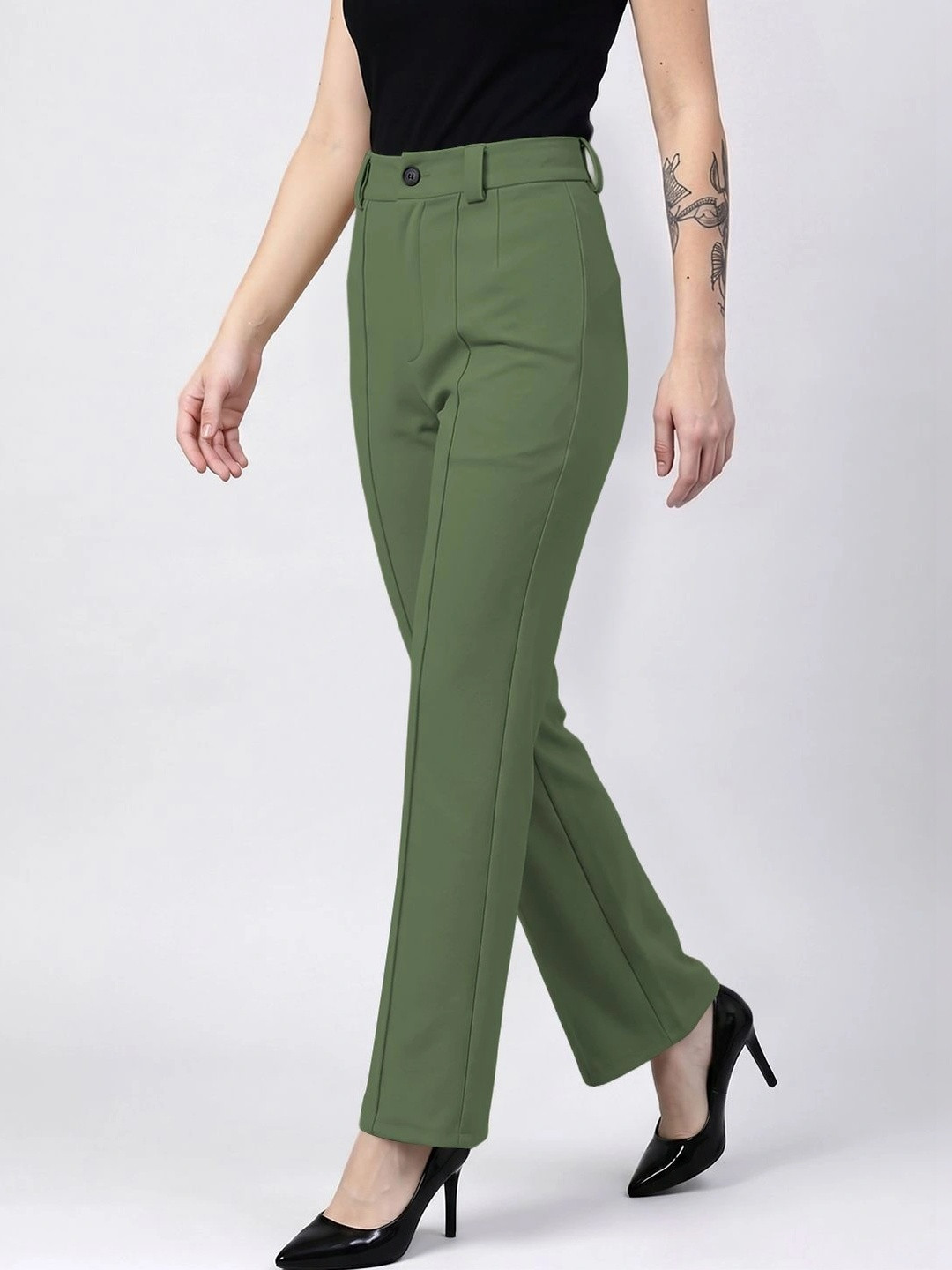 Maheshvi Women High-Rise Trousers