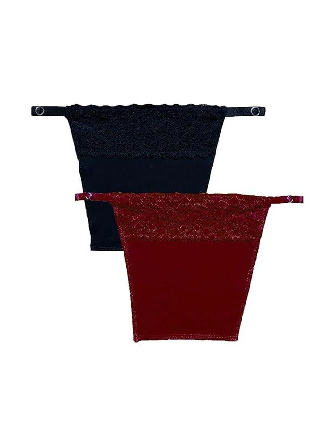 Fimalia Pack of 2 Pure Cotton Non Padded Camisoles