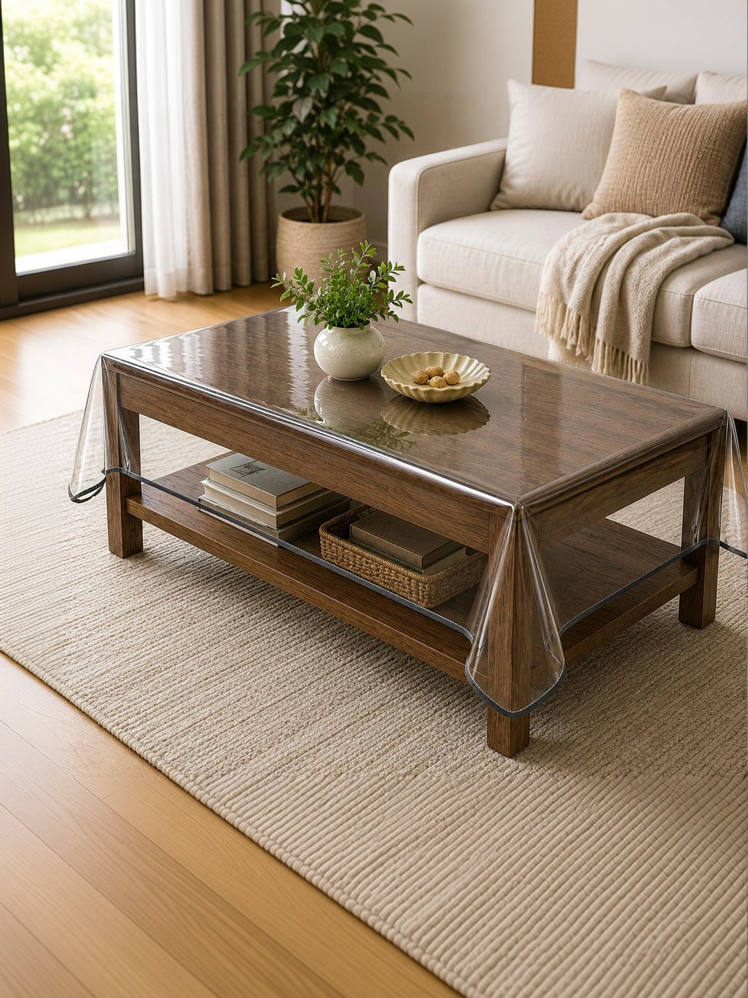 CASA-NEST Grey 2-Seater Table Cover