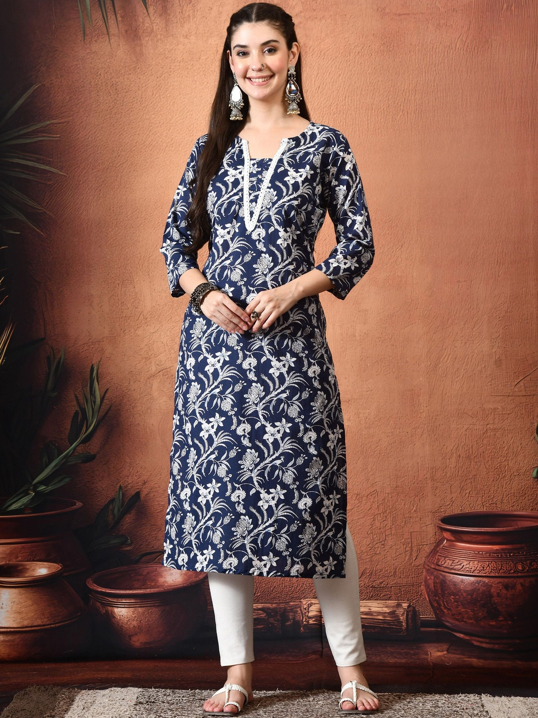 Anouk Mirage Women Floral Printed Kurta
