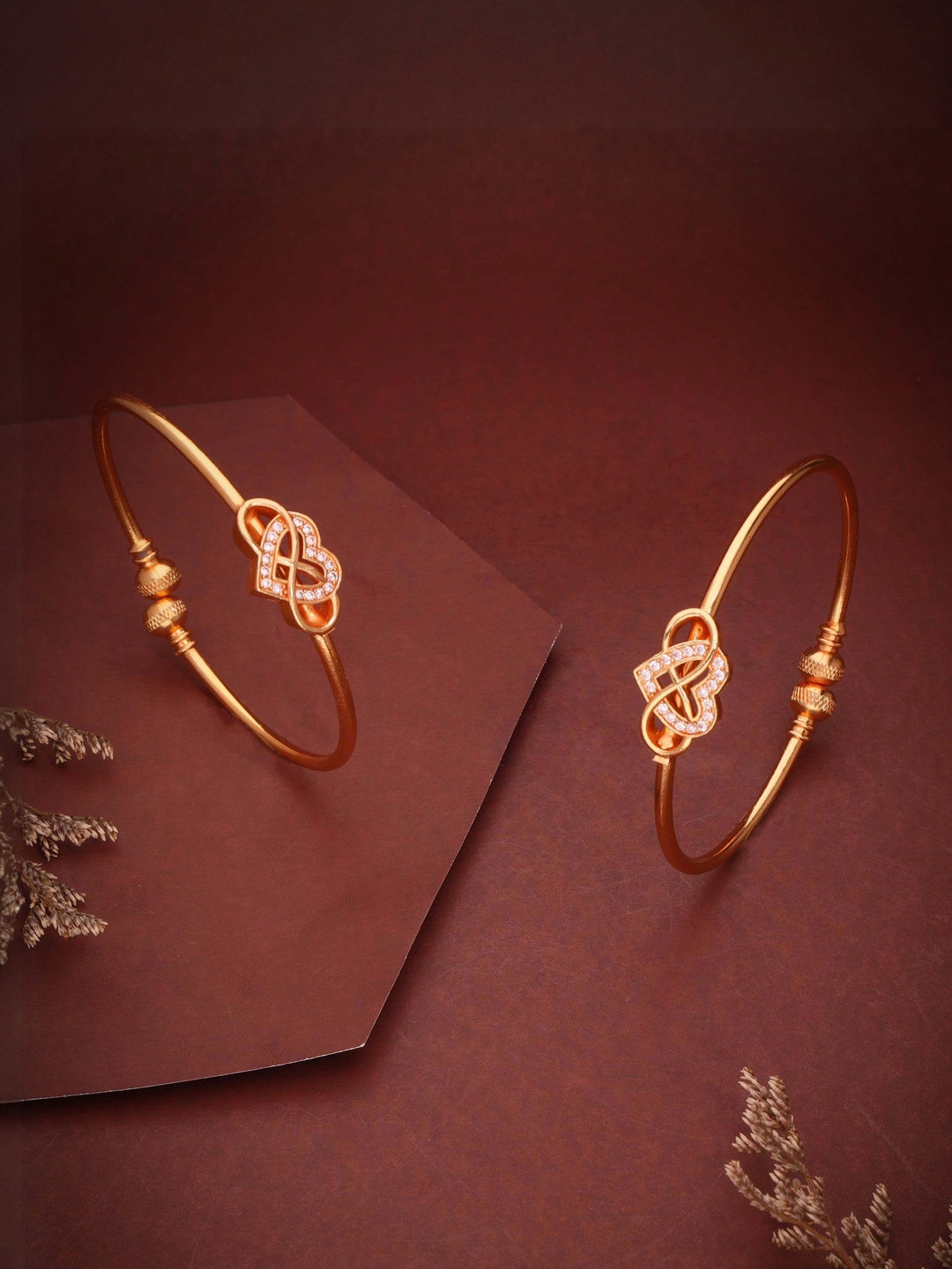 Anouk Gold-Plated Brass American Diamond