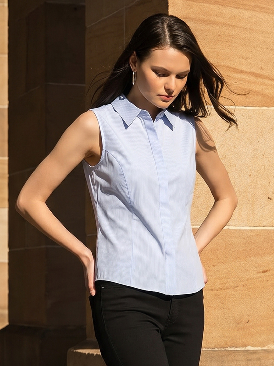 Chemistry Vertical Striped Casual Shirt
