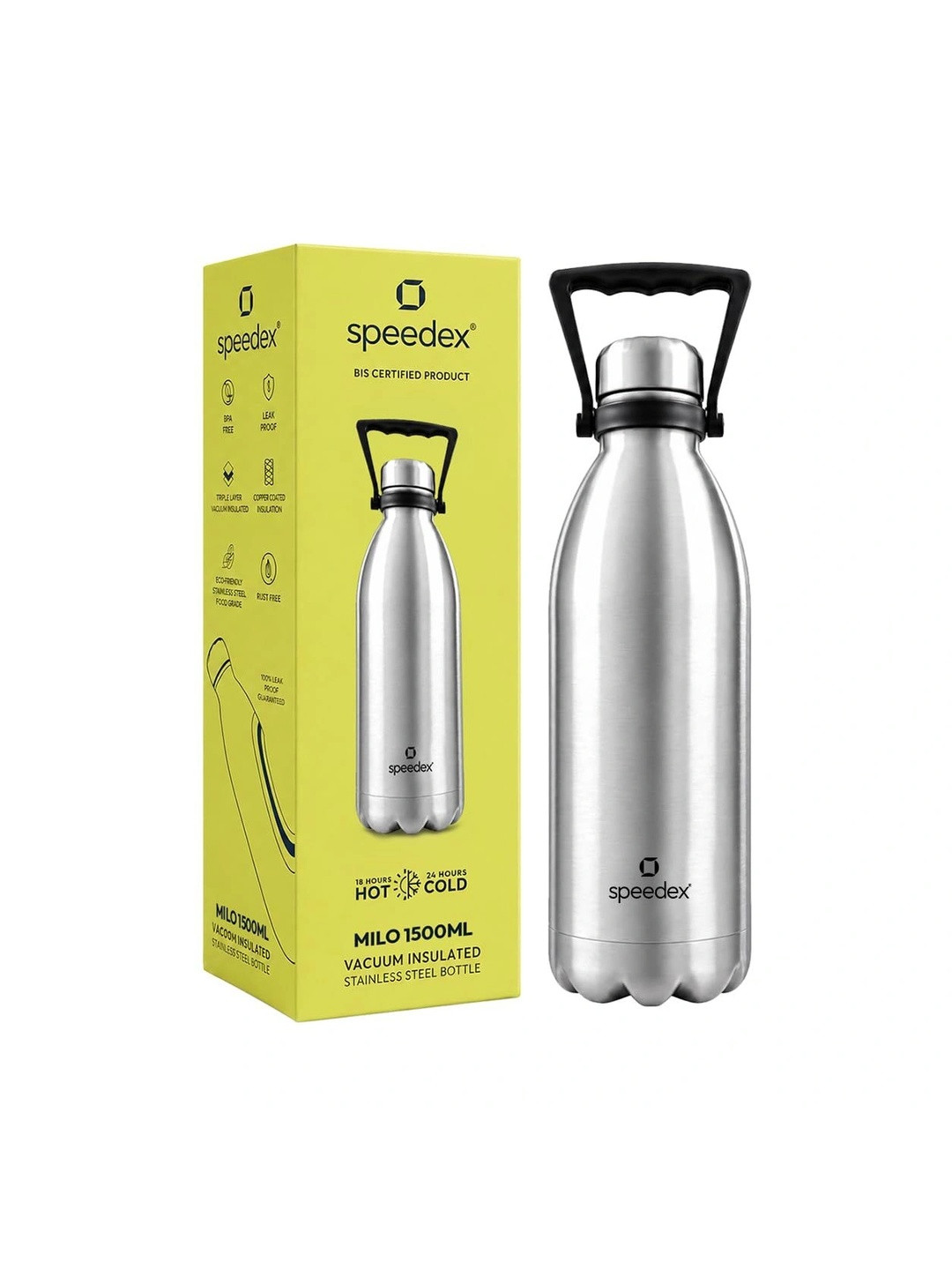 Speedex Thermos Vacuum Insulated 18hr Hot & 24hr Cold Flask 1500ml ML